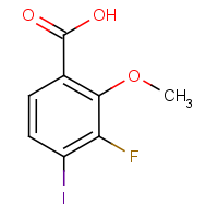 CAS: 1823324-07-7 | PC500703 | 3-Fluoro-4-iodo-2-methoxybenzoic acid