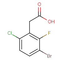 CAS: 1781148-37-5 | PC500707 | 3-Bromo-6-chloro-2-fluorophenylacetic acid