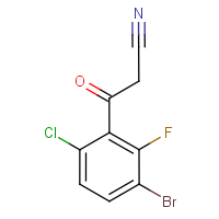 CAS: 1822673-91-5 | PC500709 | 3-Bromo-6-chloro-2-fluorobenzoylacetonitrile