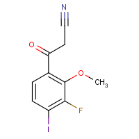 CAS: 1824049-35-5 | PC500714 | 3-Fluoro-4-iodo-2-methoxybenzoylacetonitrile