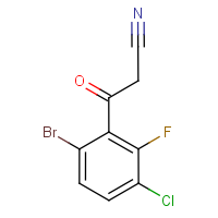 CAS: 1824049-03-7 | PC500715 | 6-Bromo-3-chloro-2-fluorobenzoylacetonitrile