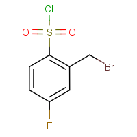 CAS:1824049-90-2 | PC500743 | 2-(Bromomethyl)-4-fluorobenzenesulphonyl chloride