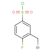 CAS: 1823320-16-6 | PC500746 | 3-(Bromomethyl)-4-fluorobenzenesulphonyl chloride