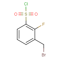 CAS: 1823246-48-5 | PC500750 | 3-(Bromomethyl)-2-fluorobenzenesulphonyl chloride