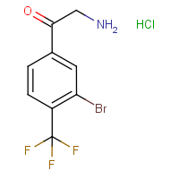 CAS: 1823566-35-3 | PC500766 | 3-Bromo-4-(trifluoromethyl)phenacylamine hydrochloride