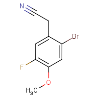 CAS: 940076-58-4 | PC500774 | 2-Bromo-5-fluoro-4-methoxyphenylacetonitrile