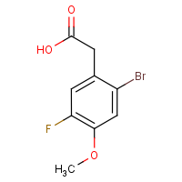 CAS: 1823566-46-6 | PC500783 | 2-Bromo-5-fluoro-4-methoxyphenylacetic acid