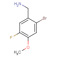CAS: 1851085-57-8 | PC500787 | 2-Bromo-5-fluoro-4-methoxybenzylamine