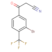 CAS: 1823566-59-1 | PC500799 | 3-Bromo-4-(trifluoromethyl)benzoylacetonitrile