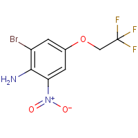 CAS: 1980086-75-6 | PC500814 | 2-Bromo-6-nitro-4-(2,2,2-trifluoroethoxy)aniline