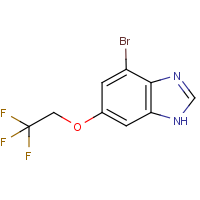 CAS: 1822852-15-2 | PC500817 | 4-Bromo-6-(2,2,2-trifluoroethoxy)-1H-benzimidazole