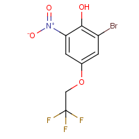 CAS:1980034-83-0 | PC500820 | 2-Bromo-6-nitro-4-(2,2,2-trifluoroethoxy)phenol
