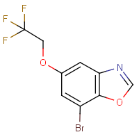 CAS:1823625-08-6 | PC500823 | 7-Bromo-5-(2,2,2-trifluoroethoxy)-1,3-benzoxazole