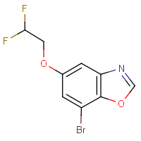 CAS:1823505-81-2 | PC500909 | 7-Bromo-5-(2,2-difluoroethoxy)-1,3-benzoxazole