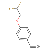 CAS: 1822852-37-8 | PC500916 | 4-(2,2-Difluoroethoxy)phenylacetylene