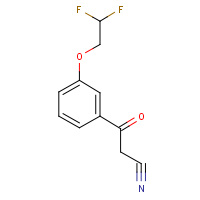 CAS: 1823642-47-2 | PC500933 | 3-(2,2-Difluoroethoxy)benzoylacetonitrile