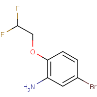 CAS:1478013-26-1 | PC500956 | 5-Bromo-2-(2,2-difluoroethoxy)aniline