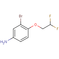 CAS:1553616-30-0 | PC500962 | 3-Bromo-4-(2,2-difluoroethoxy)aniline