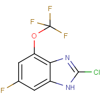 CAS:1804157-49-0 | PC500994 | 2-Chloro-6-fluoro-4-(trifluoromethoxy)-1H-1,3-benzimidazole