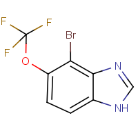 CAS:1804175-17-4 | PC500999 | 4-Bromo-5-(trifluoromethoxy)-1H-benzimidazole