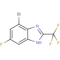 CAS: 89426-98-2 | PC501010 | 4-Bromo-6-fluoro -2-(trifluoromethyl)-1H-benzimidazole