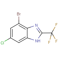 CAS: 89426-99-3 | PC501021 | 4-Bromo-6-chloro -2-(trifluoromethyl)-1H-benzimidazole