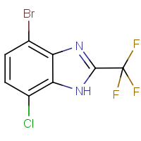 CAS:2091004-74-7 | PC501022 | 4-Bromo-7-chloro -2-(trifluoromethyl)-1H-benzimidazole