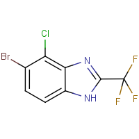 CAS: 1018975-20-6 | PC501023 | 5-Bromo-4-chloro -2-(trifluoromethyl)-1H-benzimidazole