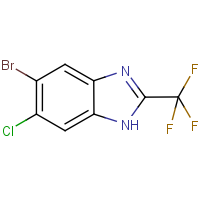 CAS: 39215-09-3 | PC501024 | 5-Bromo-6-chloro -2-(trifluoromethyl)-1H-benzimidazole