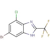 CAS: 89457-10-3 | PC501025 | 6-Bromo-4-chloro-2-(trifluoromethyl)-1H-benzimidazole