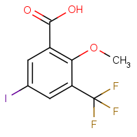 CAS:1445995-84-5 | PC50103 | 5-Iodo-2-methoxy-3-(trifluoromethyl)benzoic acid