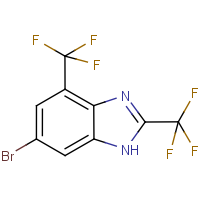 CAS: 185412-81-1 | PC501037 | 6-Bromo-2,4-bis(trifluoromethyl)-1H-benzimidazole