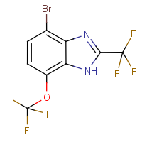 CAS:2149602-58-2 | PC501040 | 4-Bromo-7-(trifluoromethoxy)-2-(trifluoromethyl)-1H-benzimidazole
