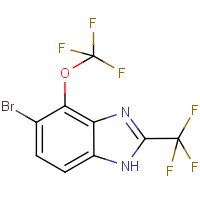 CAS: 2149602-74-2 | PC501041 | 5-Bromo-4-(trifluoromethoxy)-2-(trifluoromethyl)-1H-benzimidazole