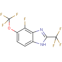CAS: 2149590-42-9 | PC501043 | 4-Fluoro-5-(trifluoromethoxy)-2-(trifluoromethyl)-1H-benzimidazole