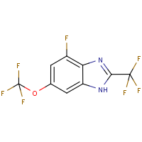 CAS: 2149597-28-2 | PC501044 | 4-Fluoro-6-(trifluoromethoxy)-2-(trifluoromethyl)-1H-benzimidazole