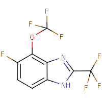 CAS: 1980035-46-8 | PC501046 | 5-Fluoro-4-(trifluoromethoxy)-2-(trifluoromethyl)-1H-benzimidazole