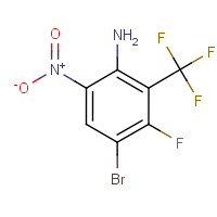 CAS:1820687-67-9 | PC50106 | 4-Bromo-3-fluoro-6-nitro-2-(trifluoromethyl)aniline
