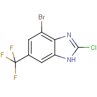 CAS: 683240-53-1 | PC501087 | 4-Bromo-2-chloro-6-(trifluoromethyl)-1H-1,3-benzimidazole