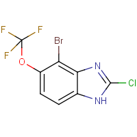 CAS: 1803902-19-3 | PC501092 | 4-Bromo-2-chloro-5-(trifluoromethoxy)-1H-1,3-benzimidazole