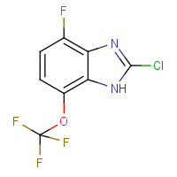 CAS: 1804197-80-5 | PC501100 | 2-Chloro-4-fluoro-7-(trifluoromethoxy)-1H-1,3-benzimidazole