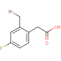 CAS: 1936343-83-7 | PC501122 | 2-(Bromomethyl)-4-fluorophenylacetic acid