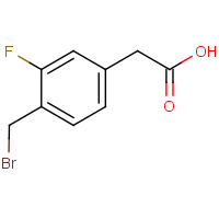 CAS: 1446513-31-0 | PC501132 | 4-(Bromomethyl)-3-fluorophenylacetic acid