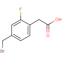 CAS: 1936240-00-4 | PC501135 | 4-(Bromomethyl)-2-fluorophenylacetic acid