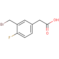 CAS: 1936267-82-1 | PC501147 | 3-(Bromomethyl)-4-fluorophenylacetic acid