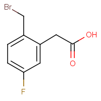 CAS: 1822765-94-5 | PC501153 | 2-(Bromomethyl)-5-fluorophenylacetic acid