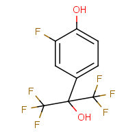 CAS: 2366994-49-0 | PC50117 | 2-Fluoro-4-(1,1,1,3,3,3-hexafluoro-2-hydroxypropan-2-yl)phenol