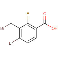 CAS: 1936645-12-3 | PC501181 | 4-Bromo-3-(bromomethyl)-2-fluorobenzoic acid
