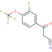 CAS: 932040-54-5 | PC501200 | 3-Fluoro-4-(trifluoromethoxy)benzoylacetonitrile
