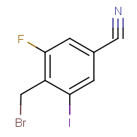CAS: 1935257-40-1 | PC501206 | 4-(Bromomethyl)-3-fluoro-5-iodobenzonitrile